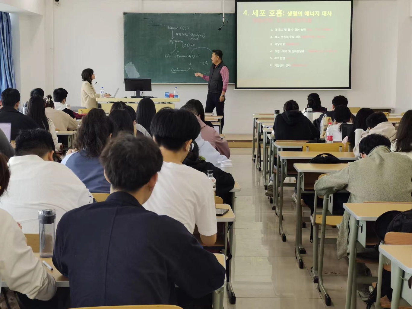 중국 장춘이공대학 방문 